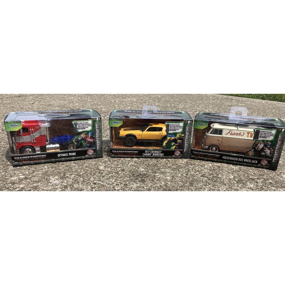 Jada Transformers Rise of the Beasts 1:32 Optimus Prime, Bumblebee, & Wheeljack